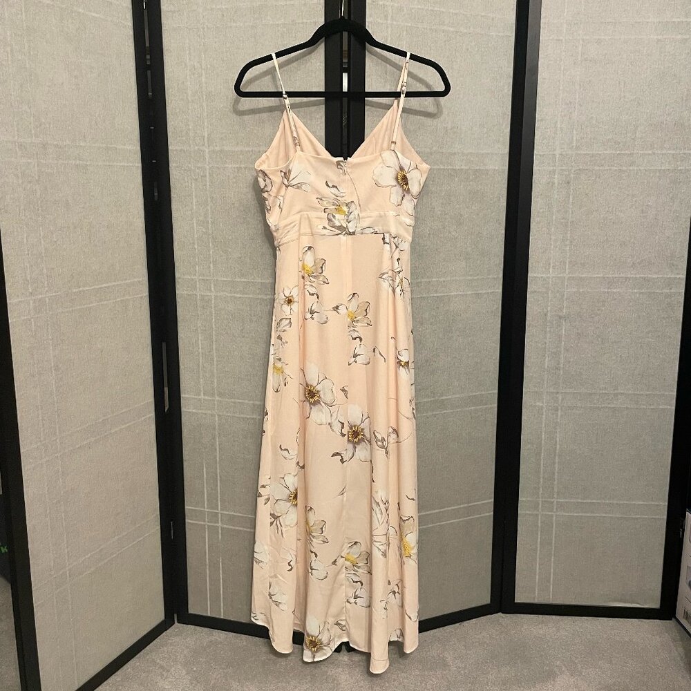 J.O.A. Celadine Blush Pink Floral High Low Dress - Picture 8 of 9